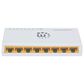 Manhattan 8-Port Desktop Gigabit Ethernet Switch in White, , large