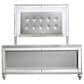 New Heritage Design Valentino Queen Bed in Silver, , large
