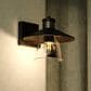 Vaxcel Westport 1-Light Outdoor Motion Sensor Wall Sconce in Textured Black, , large