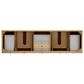 James Martin Breckenridge 84" Double Bathroom Vanity in Light Natural Oak with 3 cm White Zeus Top and Rectangular Sinks, , large