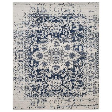 Safavieh Madison MAD603D 12" x 18" Cream and Navy Area Rug, , large