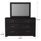 Ashley Belachime 6 Drawer Dresser and Mirror in Dark Charcoal, , large