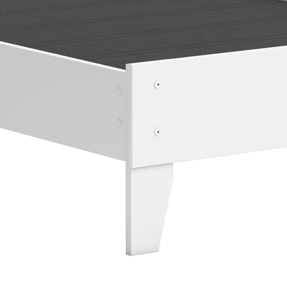 Ashley Hallityn Twin Platform Bed in White, , large