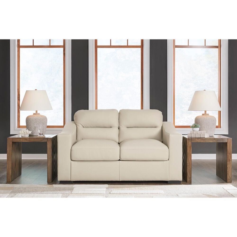 Ashley Treasure Trove Stationary Loveseat in Almond, , large