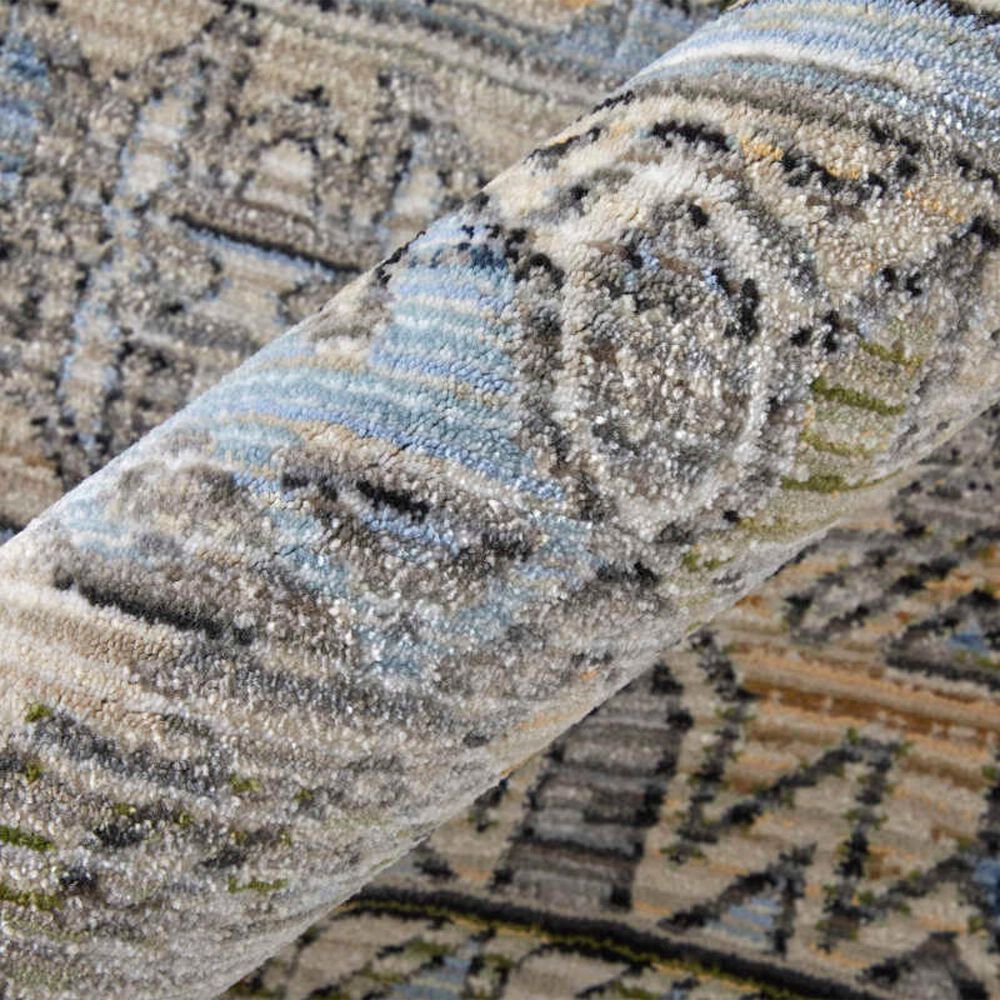 Feizy Melrose 9&#39; x 12&#39;8&quot; Ivory and Multicolor Area Rug, , large
