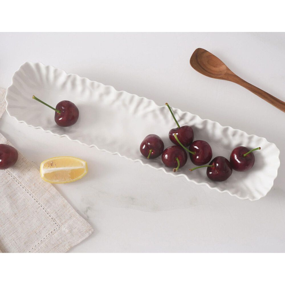 Pampa Bay Mascali Bianca Cracker Tray in White, , large
