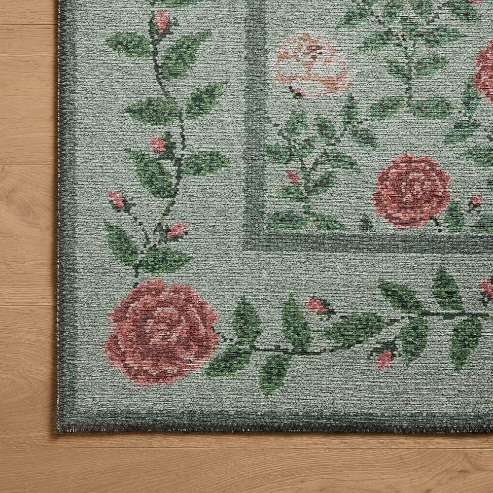 Loloi Wildwood Green 2&#39; x 5&#39; Runner, , large