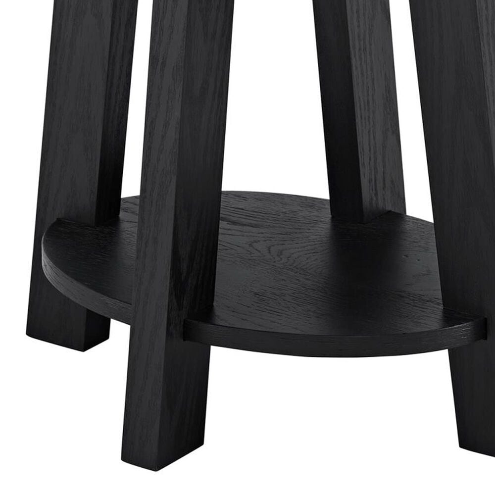 Forma &amp; Co Boho Oval End Table in Black, , large