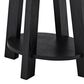 Forma & Co Boho Oval End Table in Black, , large