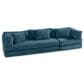 Jaxx Unsofa Stationary Sofa in Aqua Blue, , large