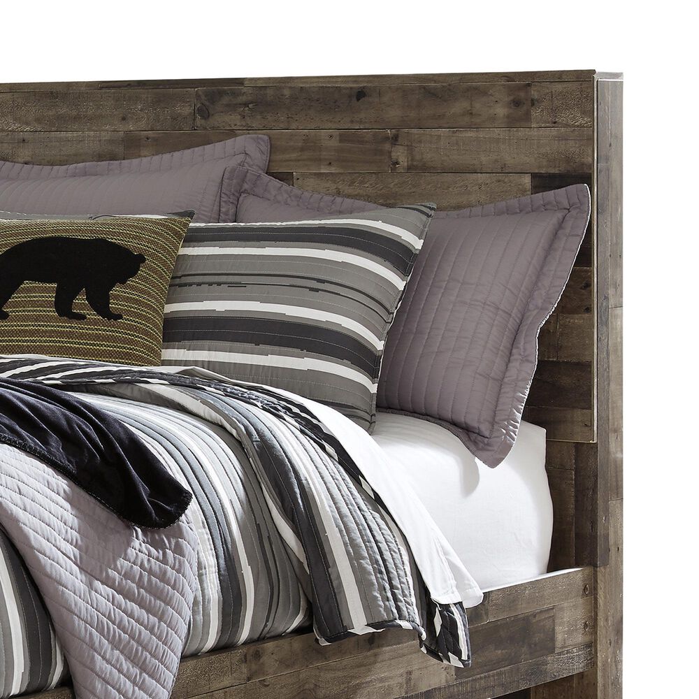 Ashley Derekson Full Panel Bed with 2 Storage Drawers in Multi Gray, , large