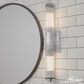 Hunter Holly Grove 24" 2-Light Vanity with Clear Shade in Chrome, , large