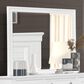 New Heritage Jamestown Landscape Mirror in White, , large