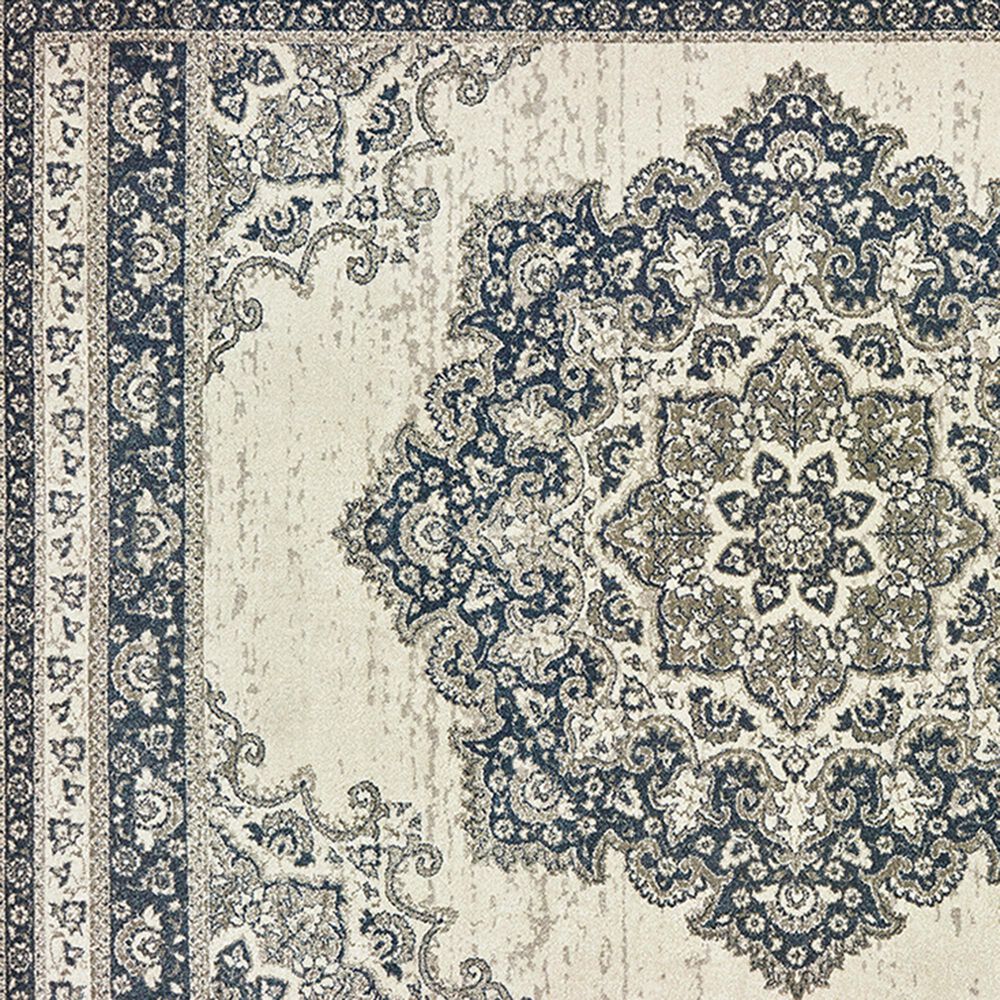 Oriental Weavers Richmond 5504I 12&#39; x 15&#39; Ivory and Navy Area Rug, , large