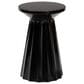 Baxton Studio Ulmer Patio Side Table in Black, , large