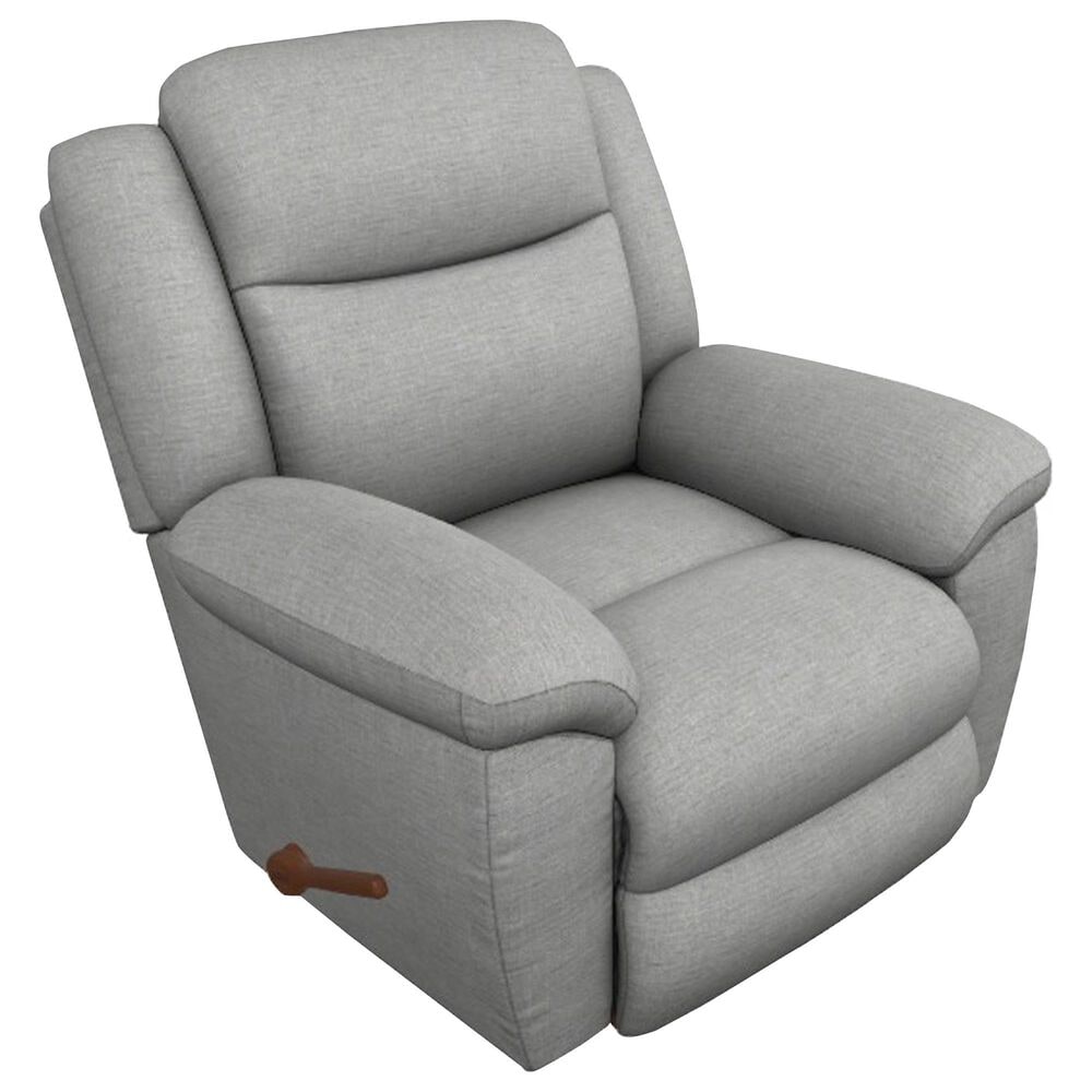 La-Z-Boy Joel Manual Rocker Recliner with Swivel Base in Nora Oyster, , large