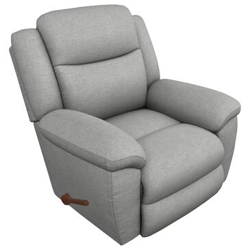La-Z-Boy Joel Manual Rocker Recliner with Swivel Base in Nora Oyster, , large