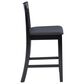 Linon Home Decor Torino Craftsman Counter Stool in Black, , large