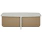 Sterling Timber Trilogy Accent Cocktail Table in Light Vanilla and Beige, , large