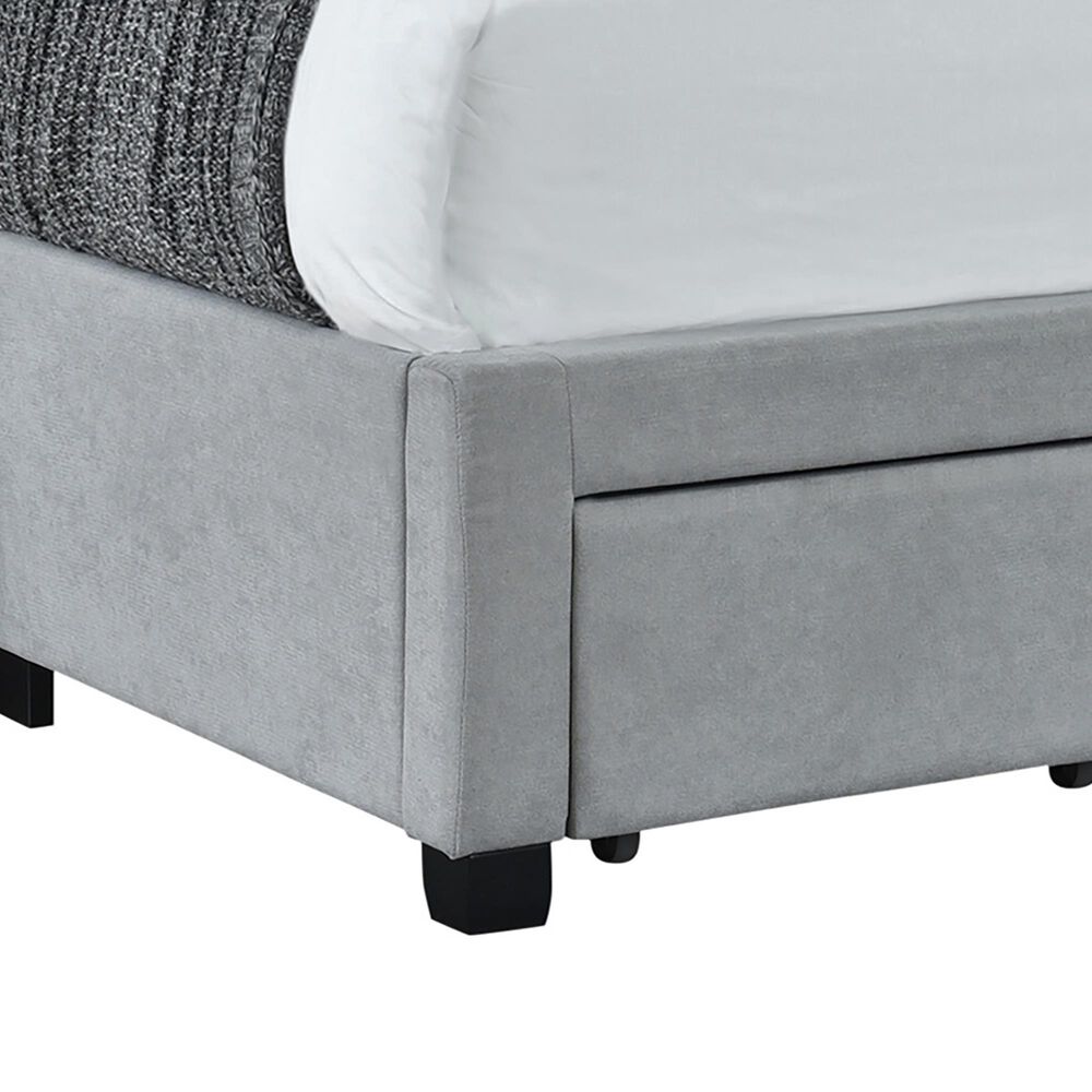 Pacific Landing Soledad King Upholstered Storage Bed in Grey, , large