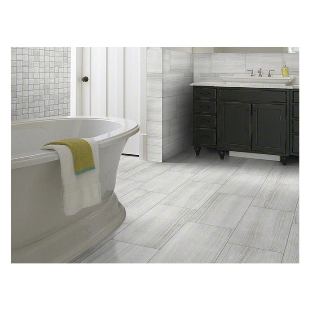 Shaw Rockwood Plank Glacier 12" x 24" Porcelain Tile, , large