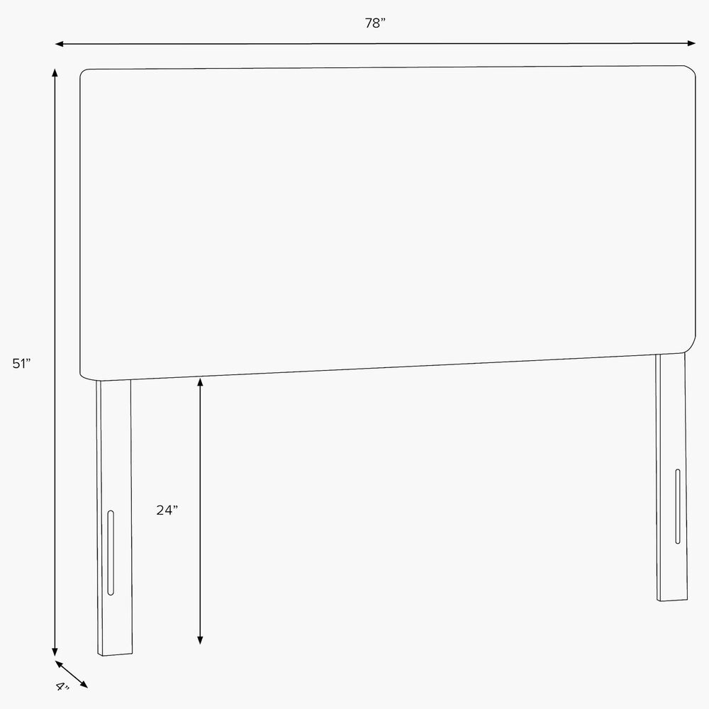 Skyline Furniture Elly King Headboard in Aviary Black and Cream, , large