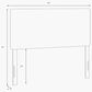 Skyline Furniture Elly King Headboard in Aviary Black and Cream, , large