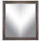 Riva Ridge Modern Loft Landscape Mirror in Brownstone, , large