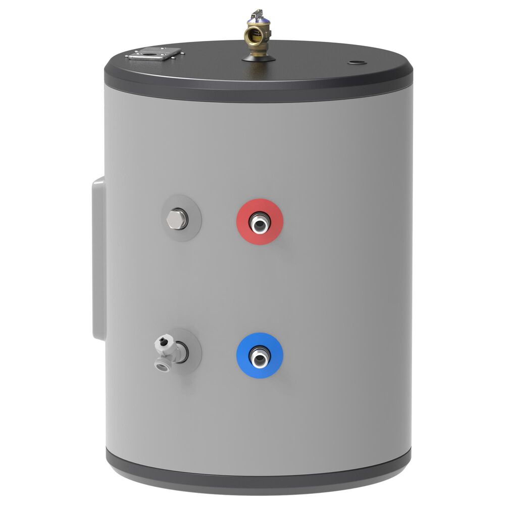 GE Appliances 18-Gallon Side Port Lowboy Electric Water Heater in Gray, , large