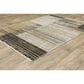 Oriental Weavers Bauer Geometric Lines 9"10" x 12"10" Beige Area Rug, , large