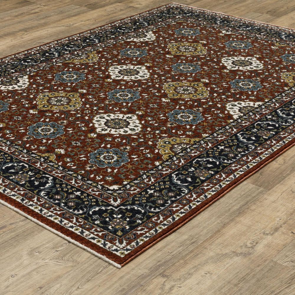 Oriental Weavers Vivian VI04B 5&#39;3&quot; x 7&#39;6&quot; Red Area Rug, , large