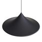 Golden Lighting Vistara 35.375" 1-Light Pendant in Sand Black, , large