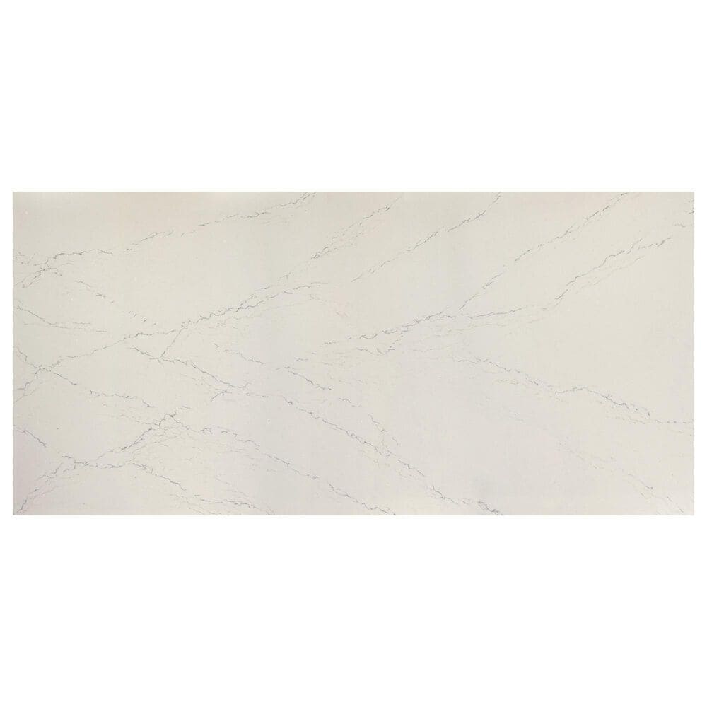 Cambria Luxury Beckington 3cm Quartz Countertop in White and Gray, , large