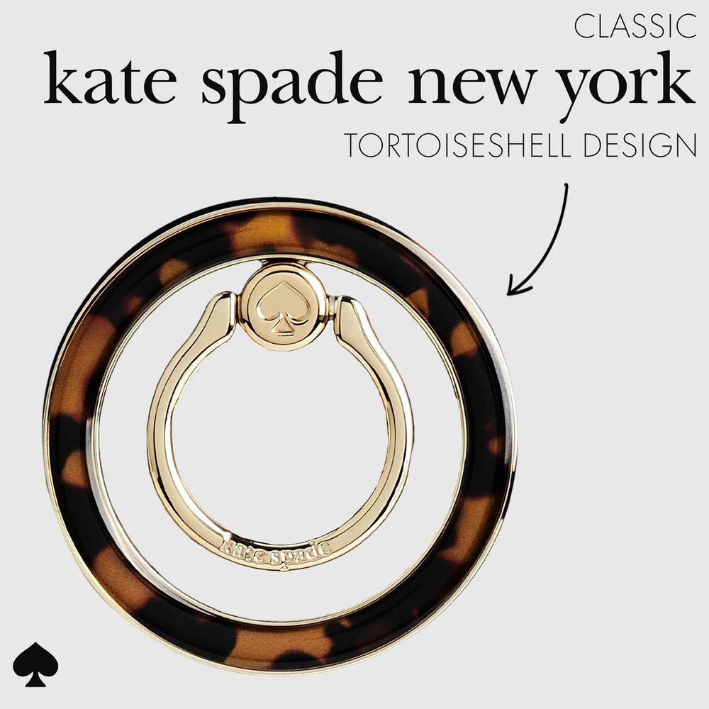 Kate Spade Magnetic MagSafe Ring Stand in Tortoiseshell, , large