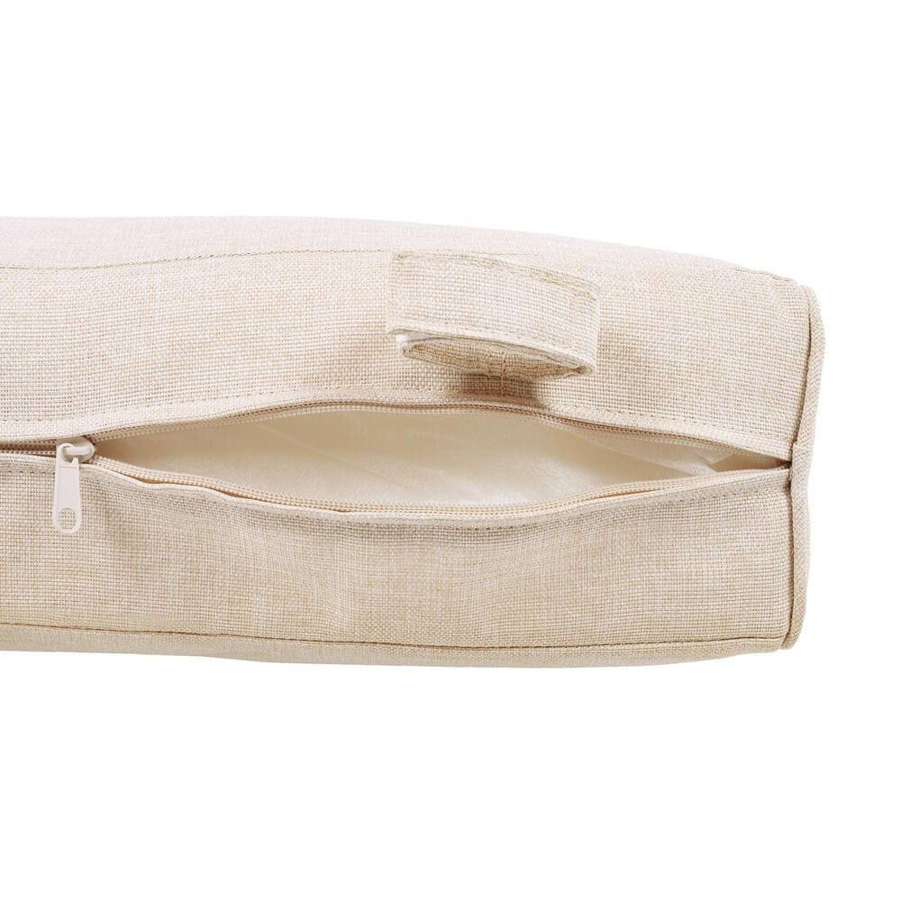 Hearth and Haven Outdoor Lounge Chair with White Frame in Beige (Set of 2), , large