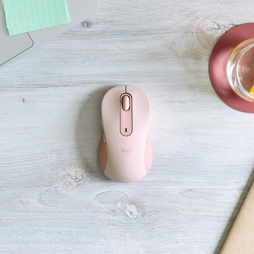 Logitech Signature M650 Wireless Mouse in Rose, , large
