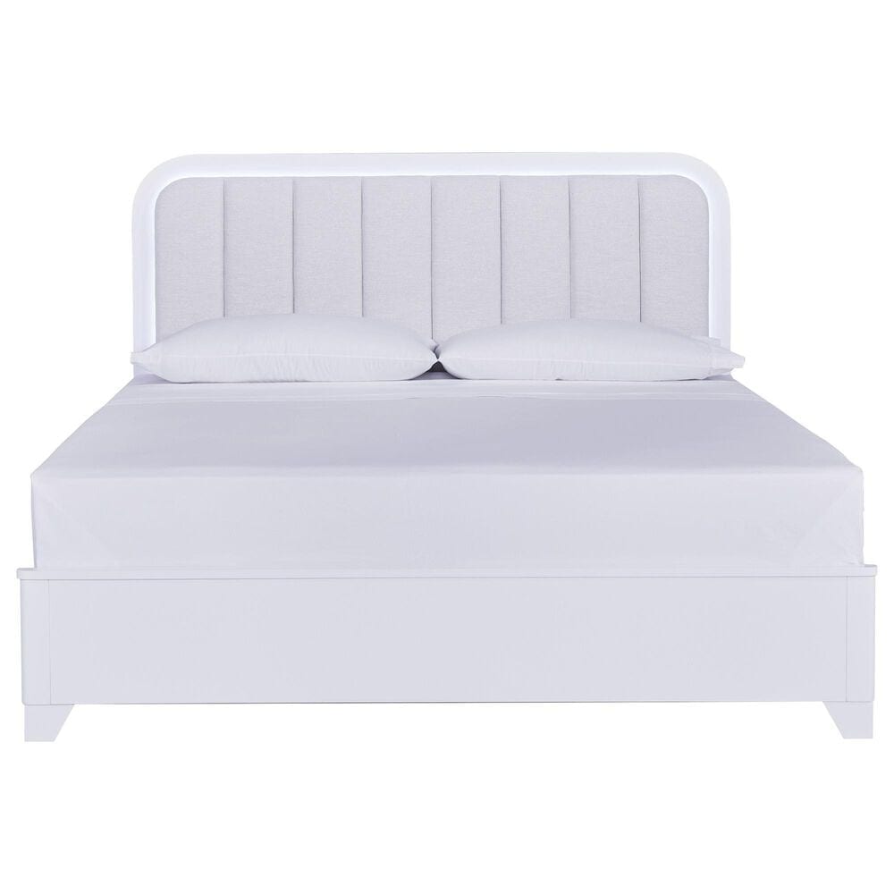 Ashley Jarlee 5-Piece California King Upholstered Bedroom Set in White, , large