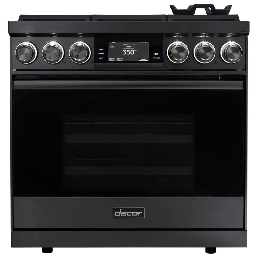 Dacor Modernist 36" Natural Gas Range in Graphite Stainless Steel, , large