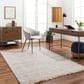 Surya Sara SRU-2302 5" x 7"6"Gray, Brown, Black, Cream, Dark Brown Area Rug, , large