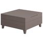 Amish Country Latitude Patio Coffee Table in Coffee, , large