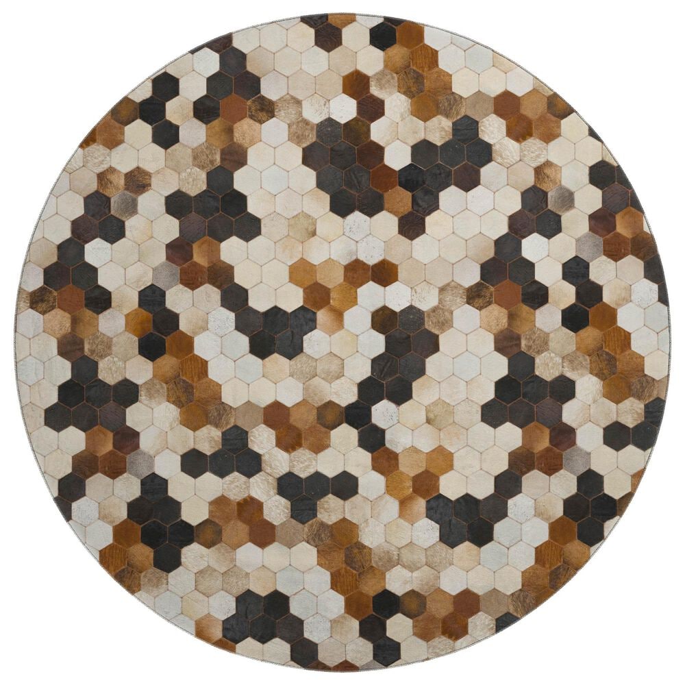 Dalyn Rug Company Bozeman BM9 Dune 8" Round Area Rug, , large