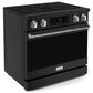 Thor Kitchen Gordon Ramsay 6 Cu. Ft. 36" Professional Electric Range with Stainless Steel Handle Kit in Black, , large