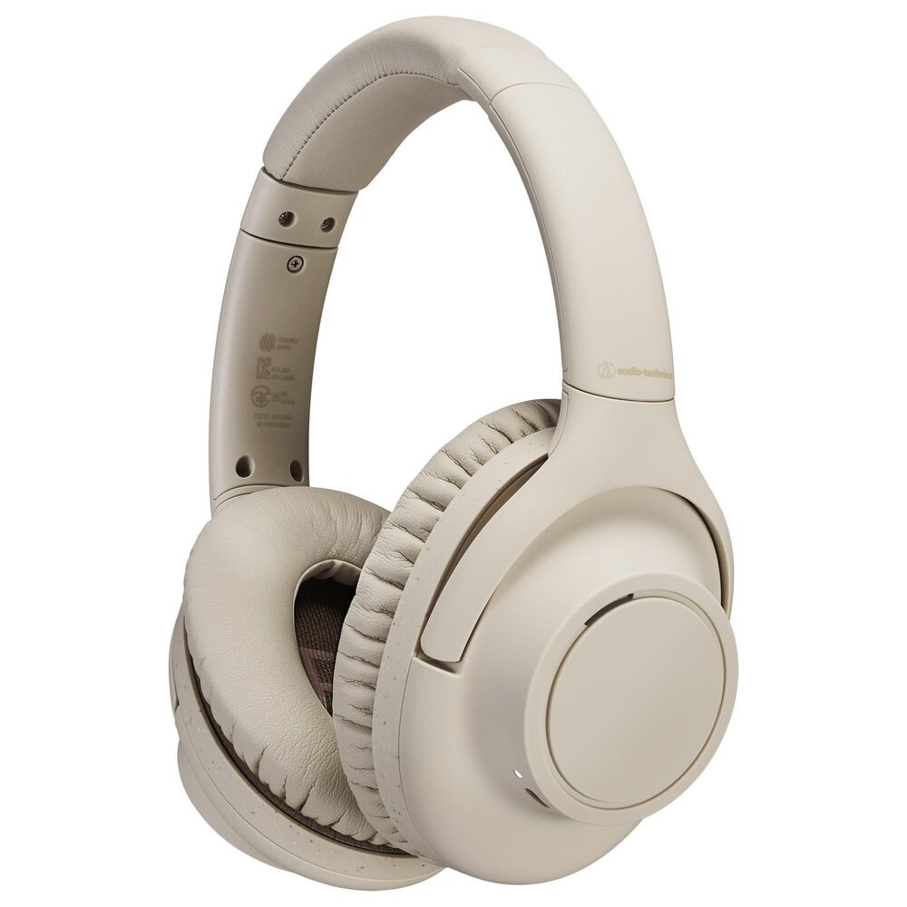 Audio-Technica Wireless Noise Cancelling Headphones in Beige, , large