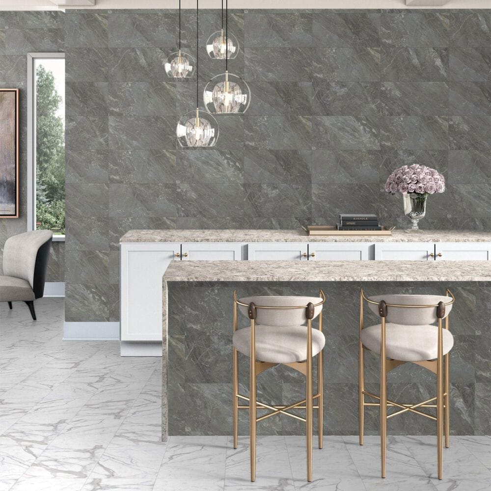 Dal-Tile Famed Glamour 12&quot; x 24&quot; Polished Porcelain Tile, , large