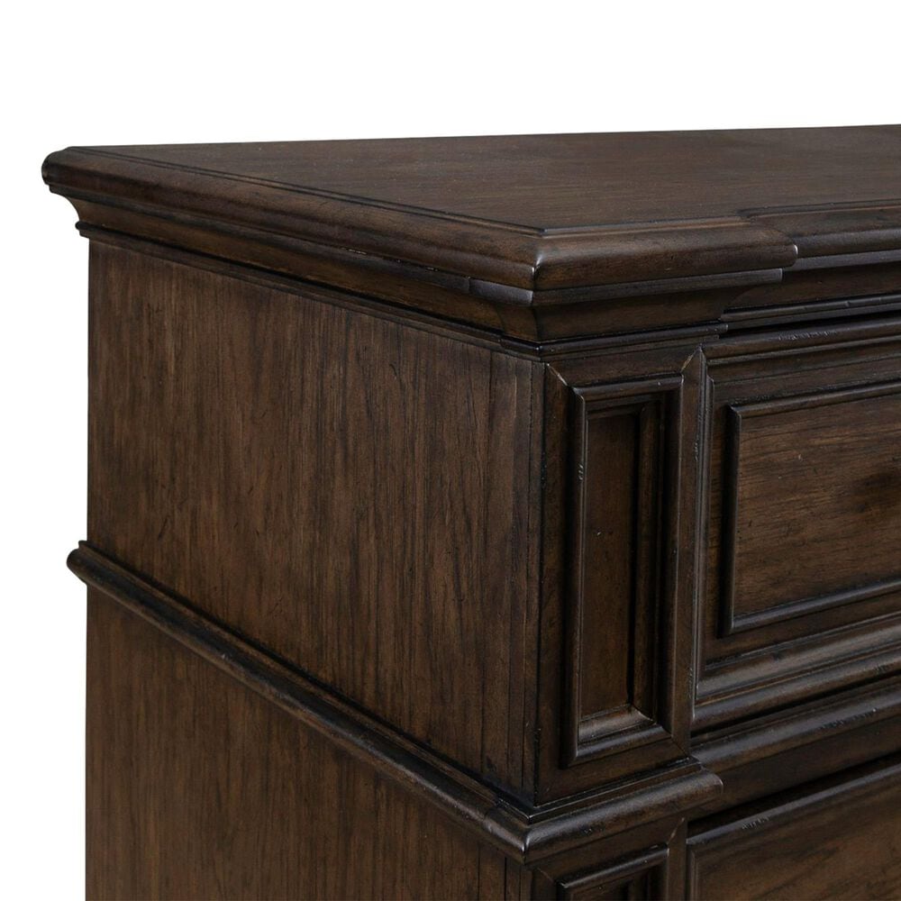 Belle Furnishings Provence Park 6-Drawer Chest in Chateau Brown, , large