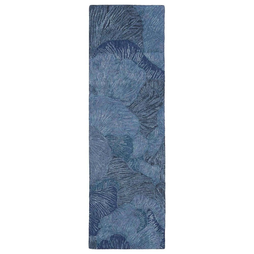 Nourison Avra 2"3" x 7"6" Blue Runner, , large