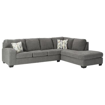 Signature Design by Ashley Dalhart 2-Piece Right Facing Sectional in Charcoal, , large