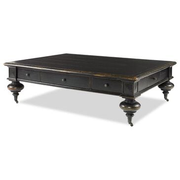 Century Monarch Grand Oak Cocktail Table in Ebonized Oak, , large