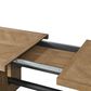 Hawthorne Furniture Landmark 42 X 76-96" Trestle Table and 6 Chairs in Weathered Oak, , large