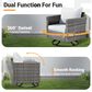 HOMLUX 7-Piece Outdoor Patio Set in Gray, , large